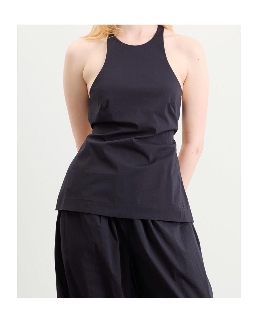 St. Agni Blue Sleeveless Top