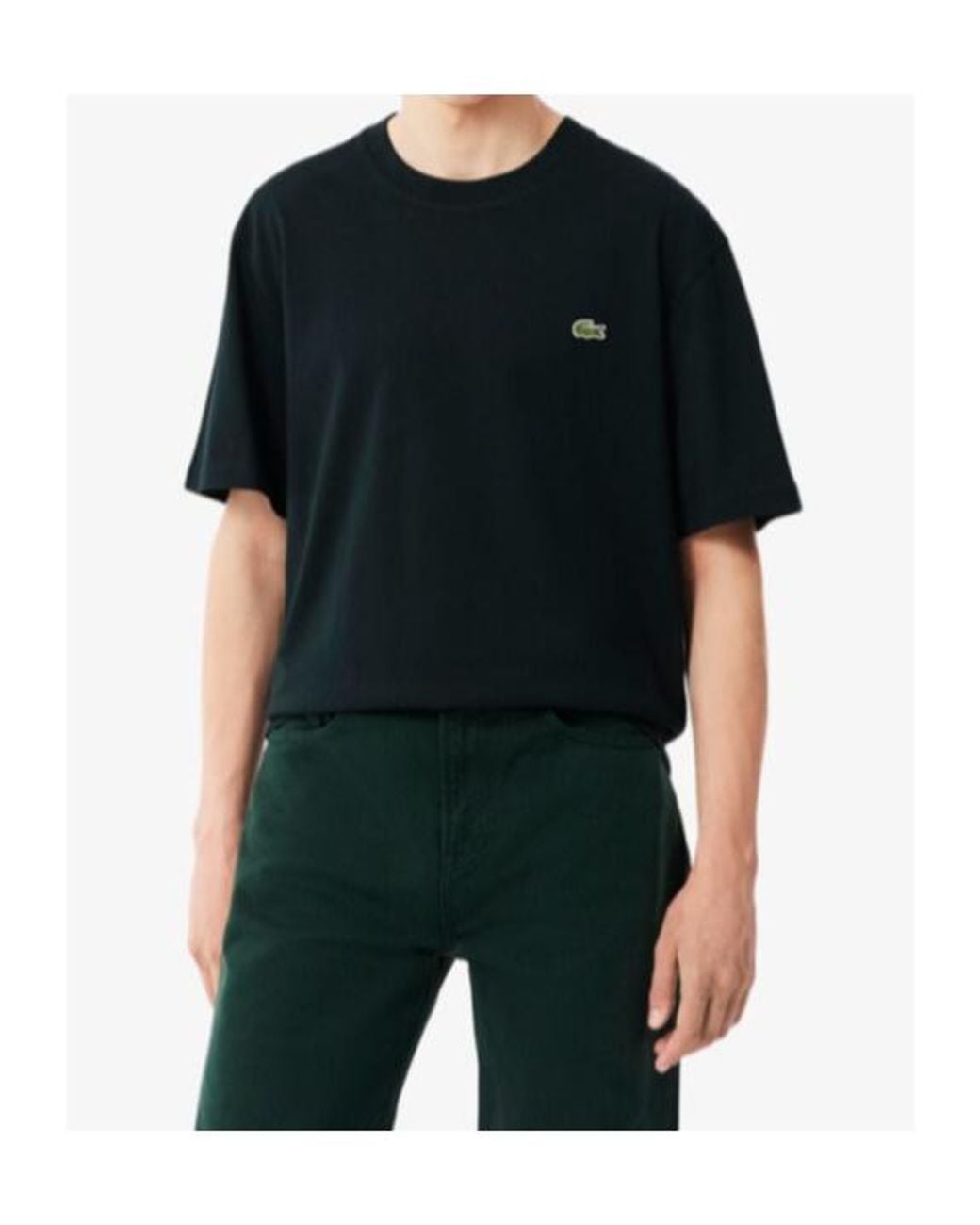 Lacoste Black Short-Sleeved T-Shirt for men
