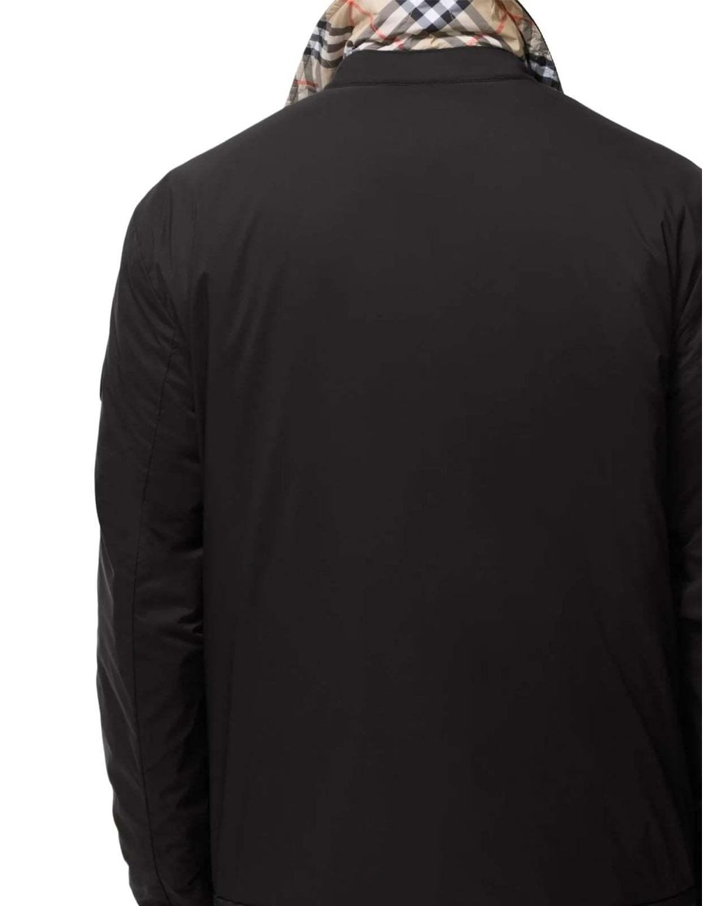 Burberry Black Dalewood Padded Overshirt for men