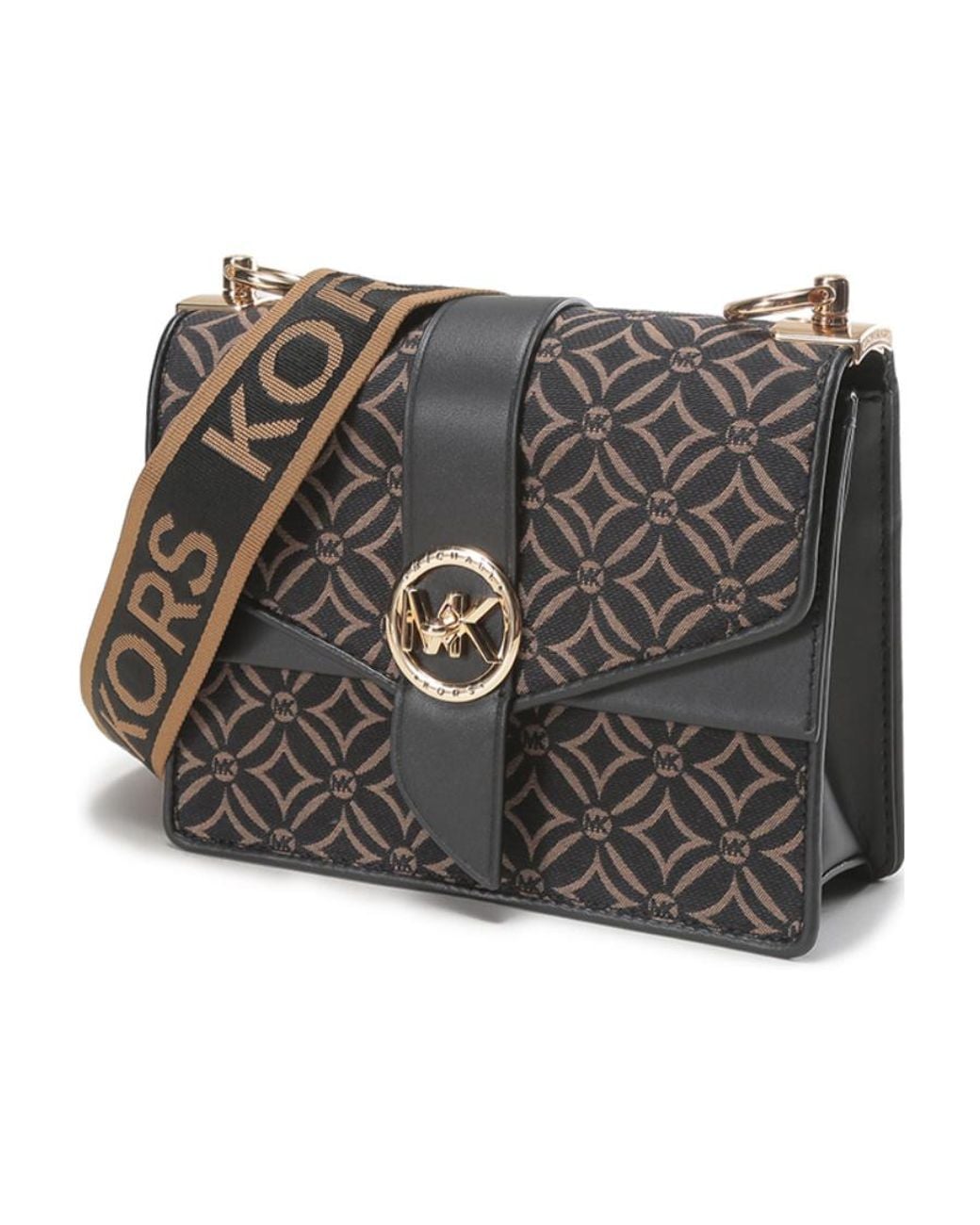 Michael Kors Gray Logo Shoulder Bag