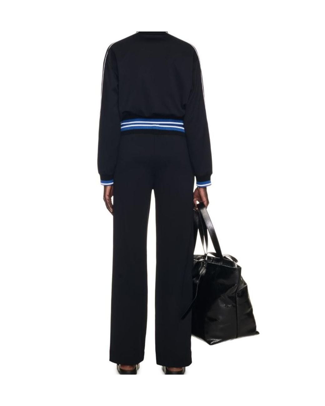 Off-White c/o Virgil Abloh Blue Drawstring Straight Leg Pants