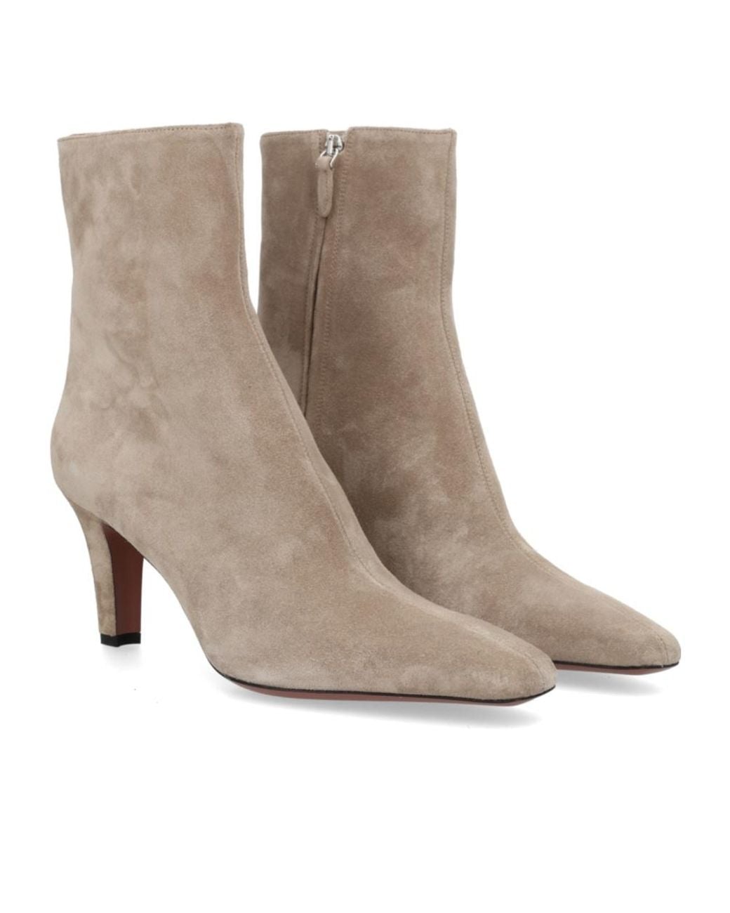 Paris Texas Brown Pointed Toe Heeled Boots