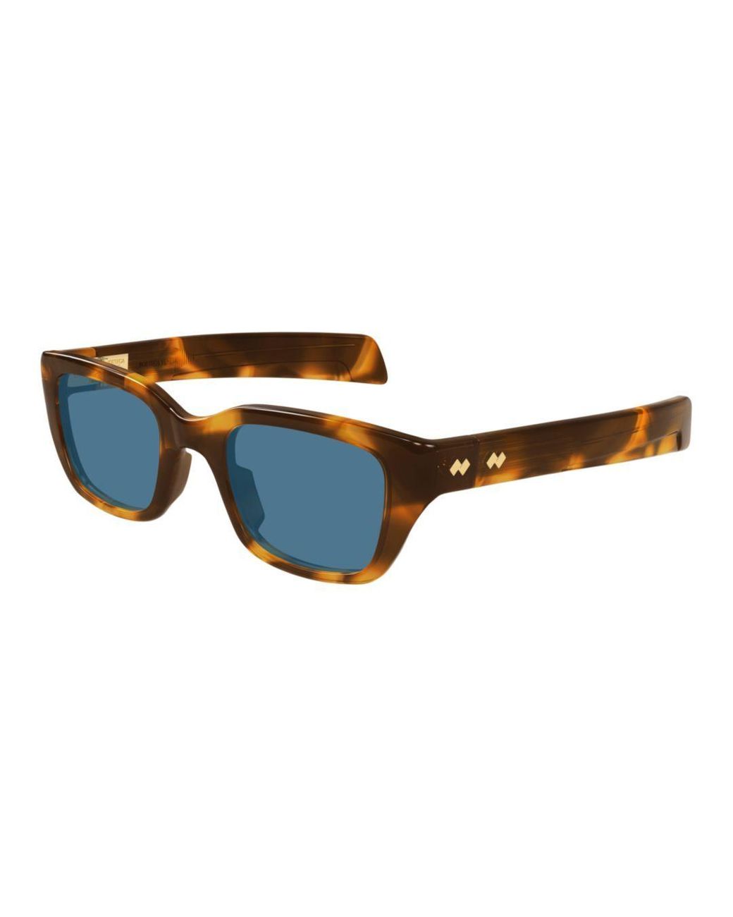 Bottega Veneta Blue Eyewear Rectangle Frame Sunglasses for men