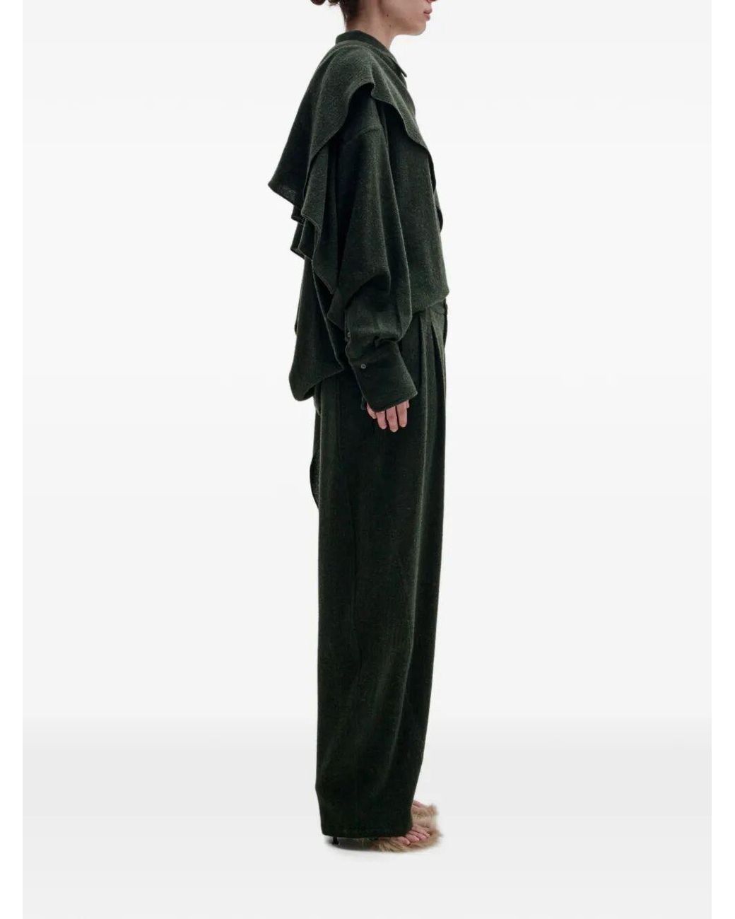 DARKPARK Black Low-Rise Casual Trousers