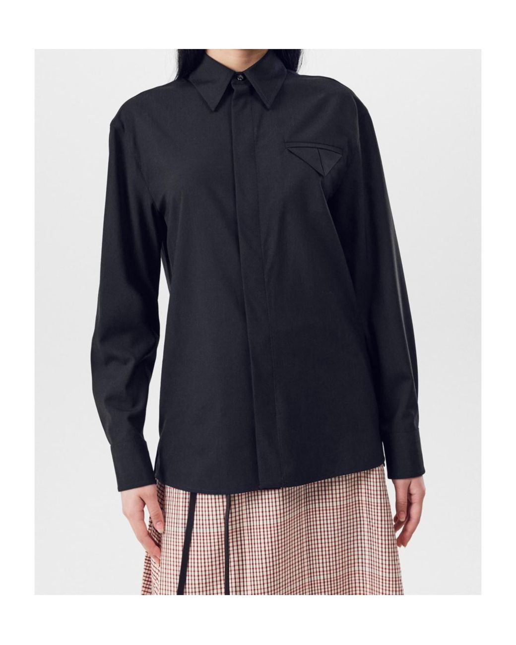 Bottega Veneta Blue Long Sleeve Shirt