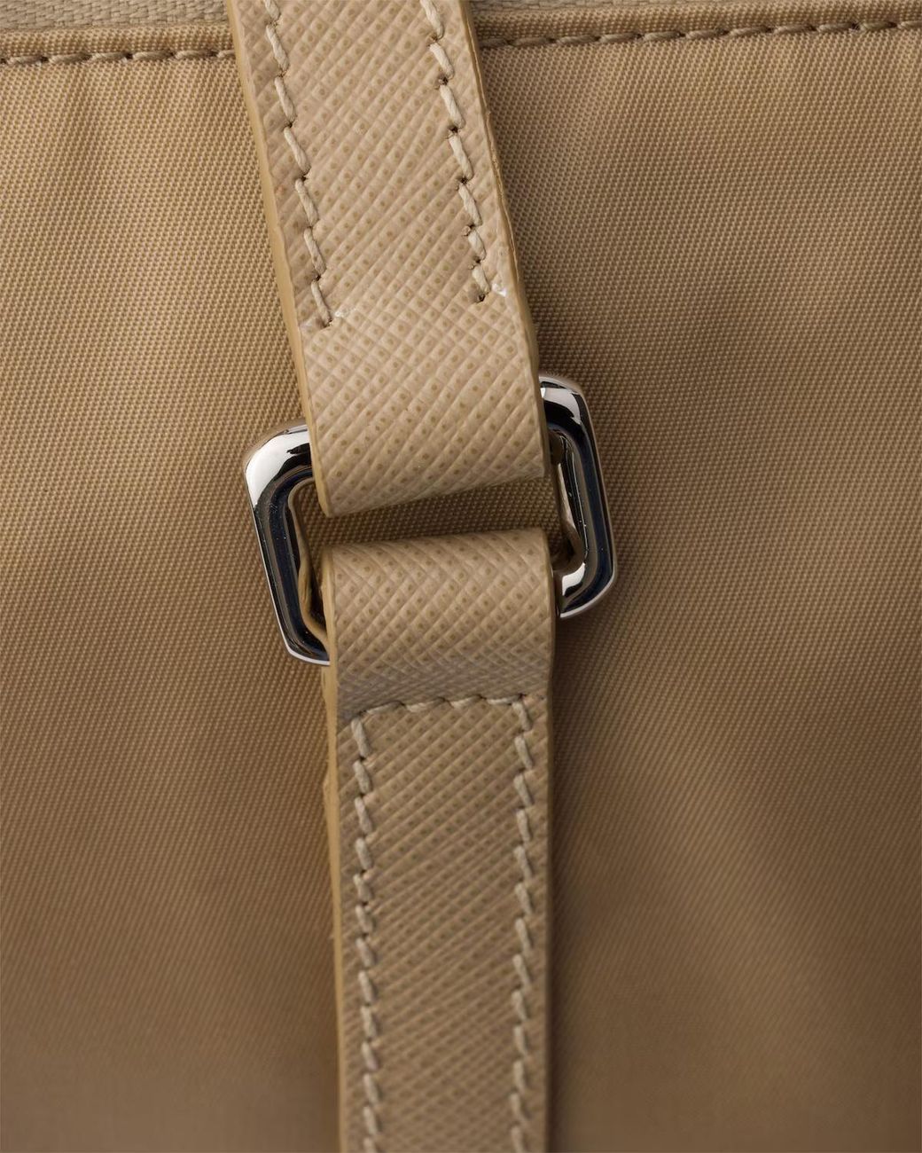 Prada Natural Large Zipped Duffel Bag