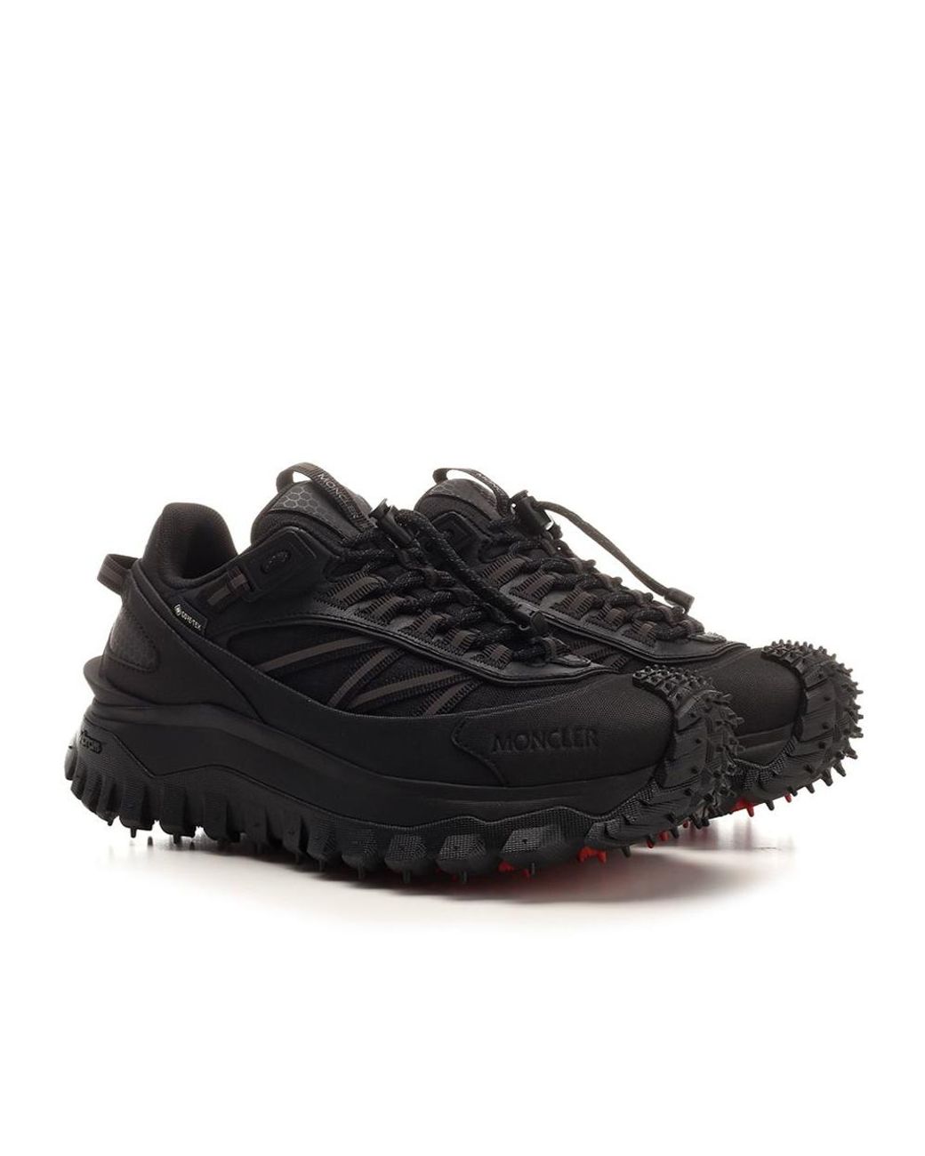 Moncler Black Trailgrip Gtx Low-Top Sneakers