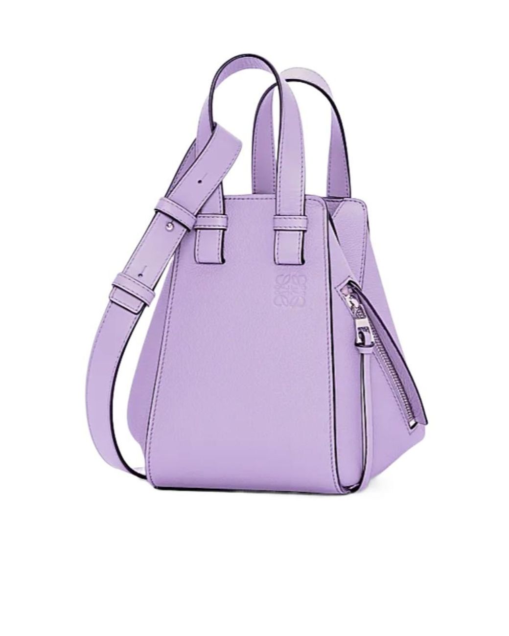 Loewe Purple Compact Hammock Bag