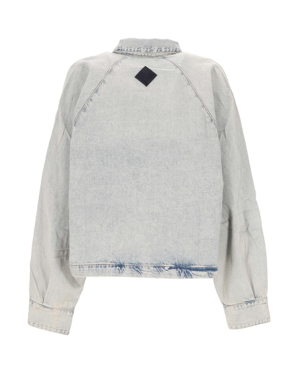 Haikure Gray Oversized Denim Shirt