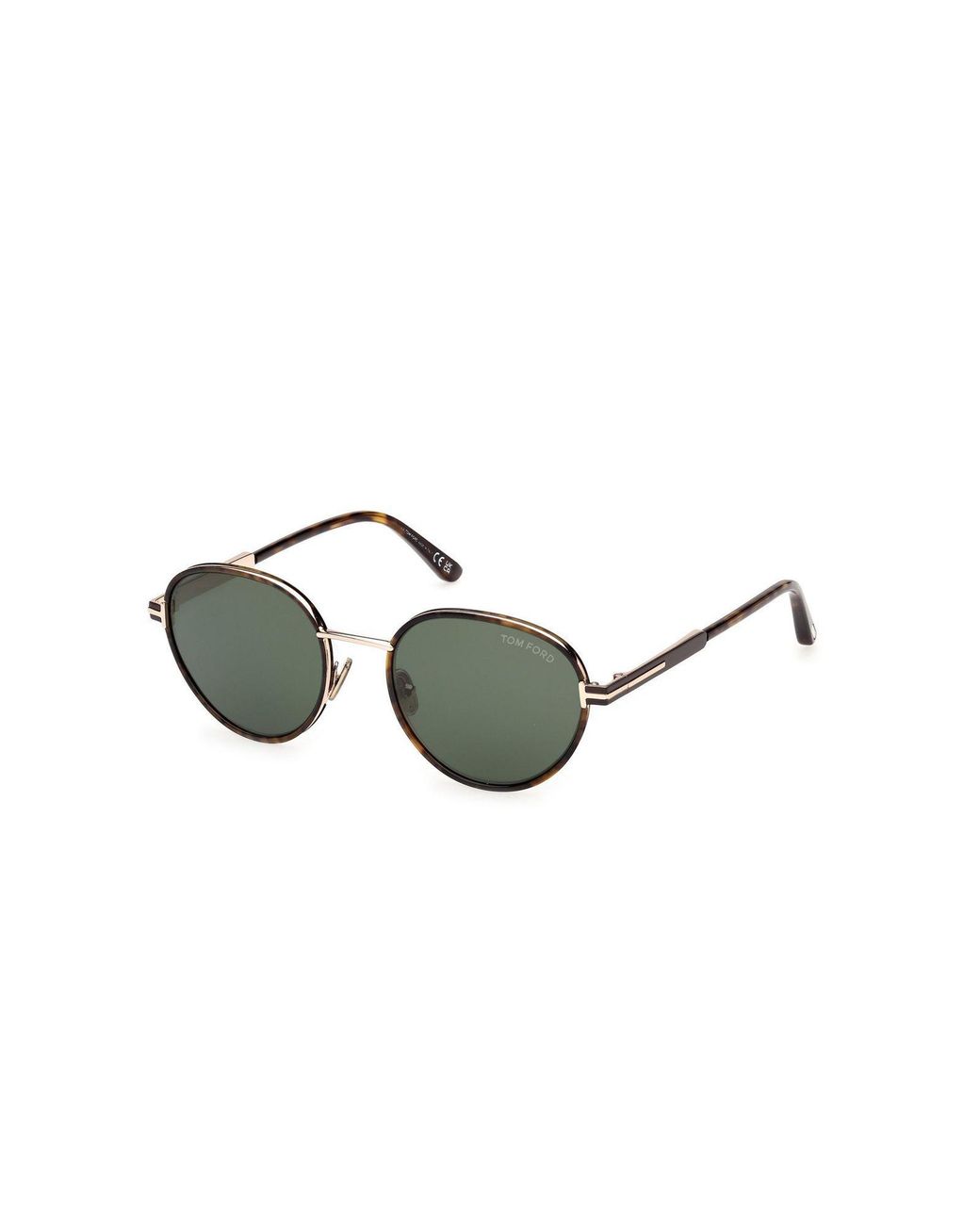 Tom Ford Green Round-Frame Sunglasses for men