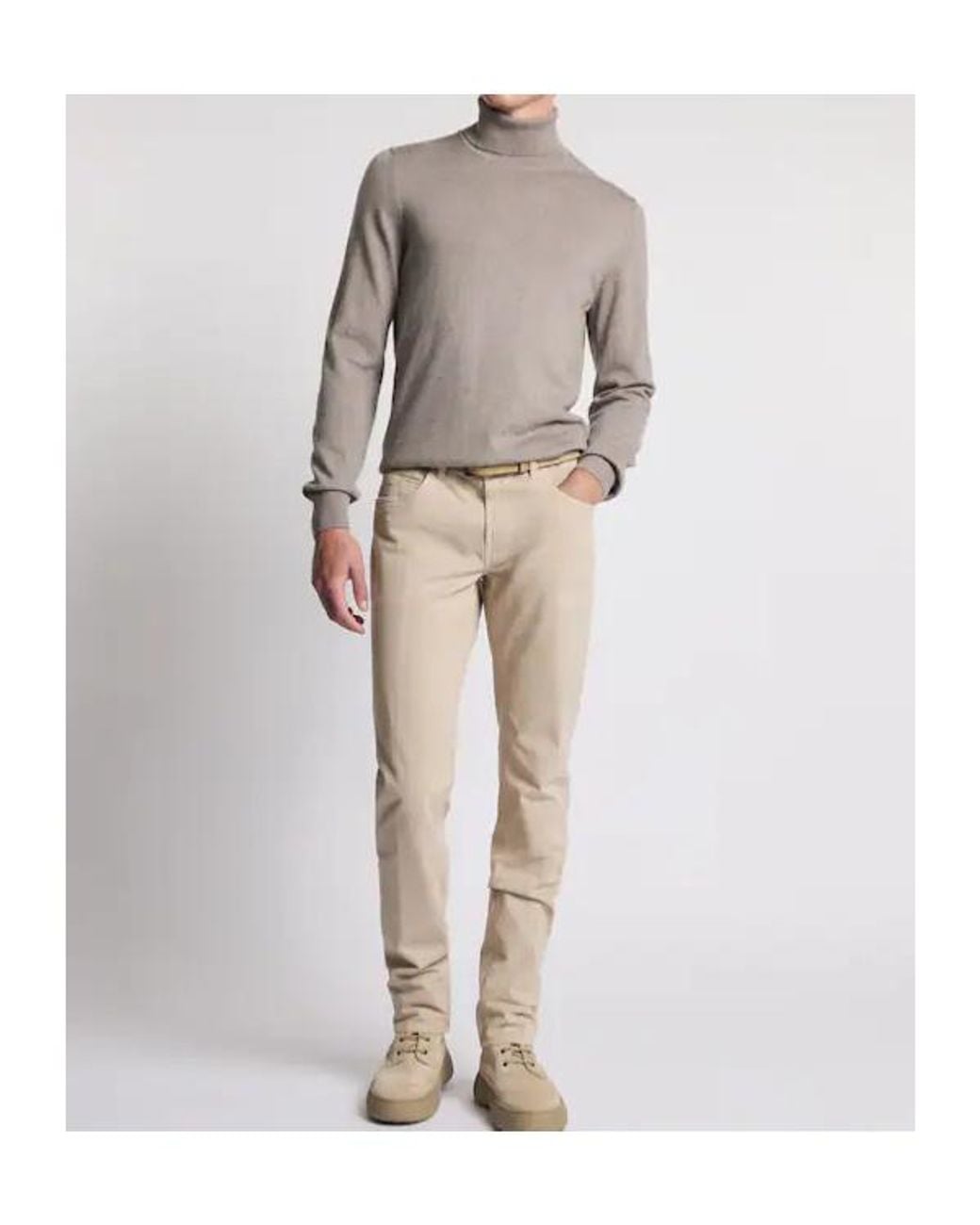 Fay Gray Turtleneck Knitwear for men