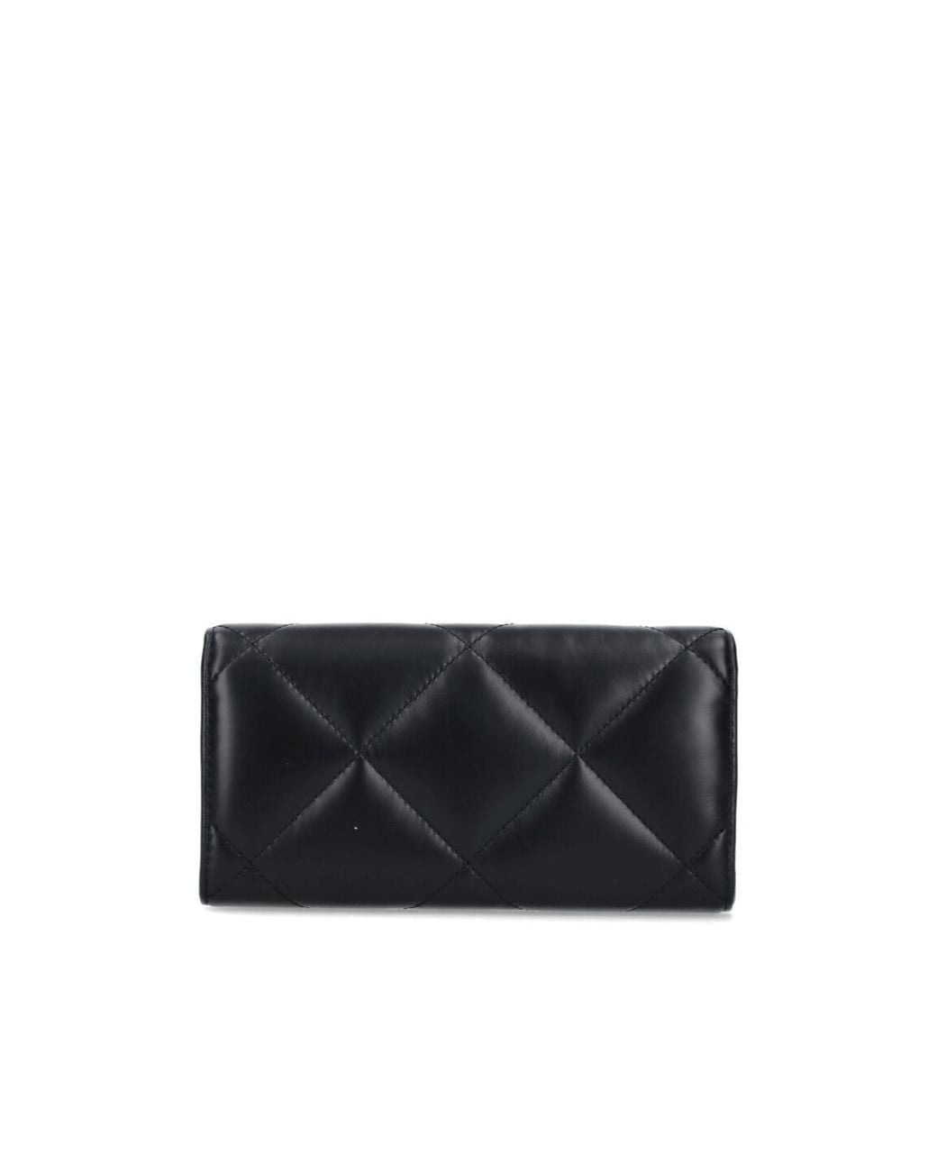 Tory Burch Black Logo-Plaque Wallet