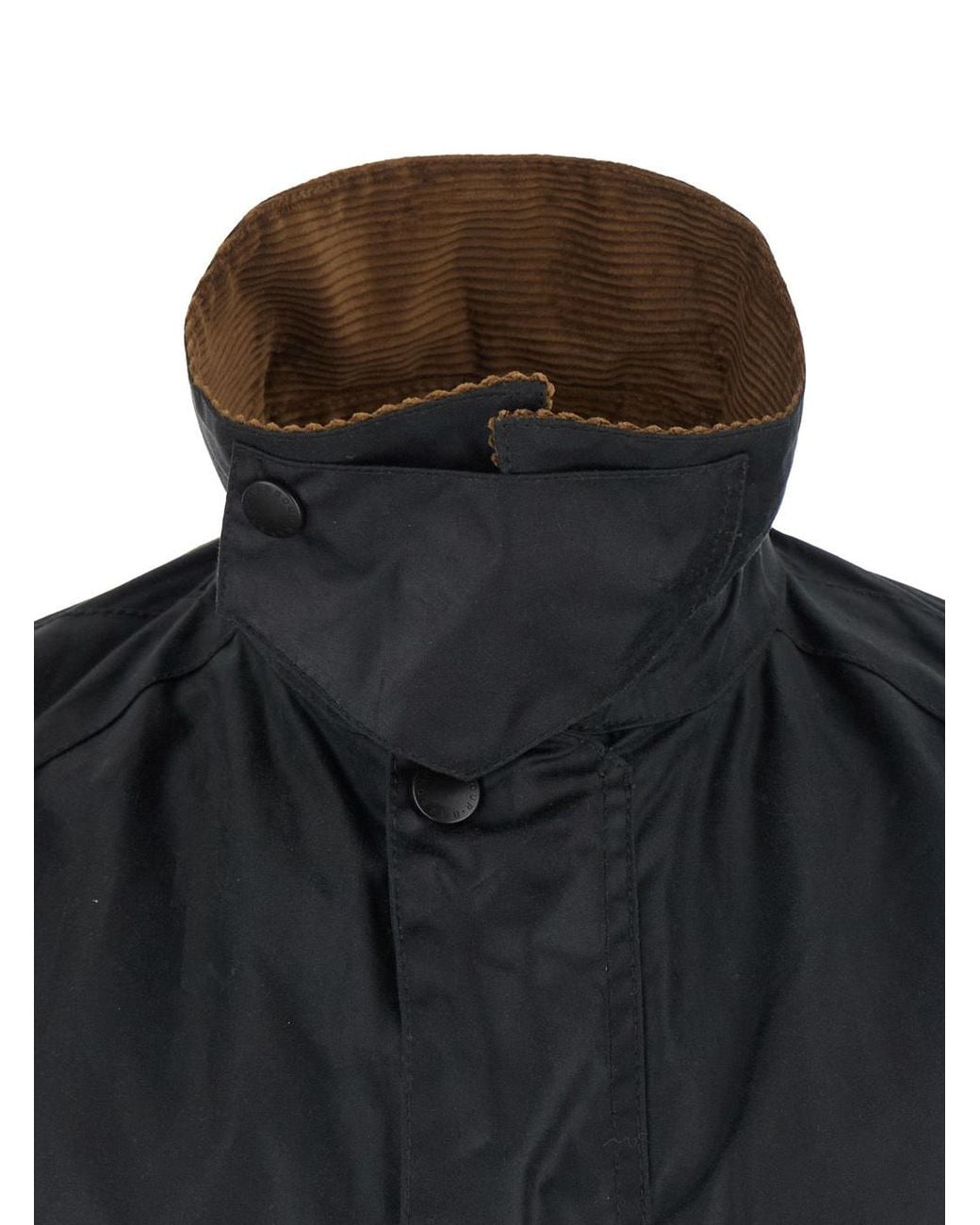 Barbour Black Ashby Wax Jacket for men