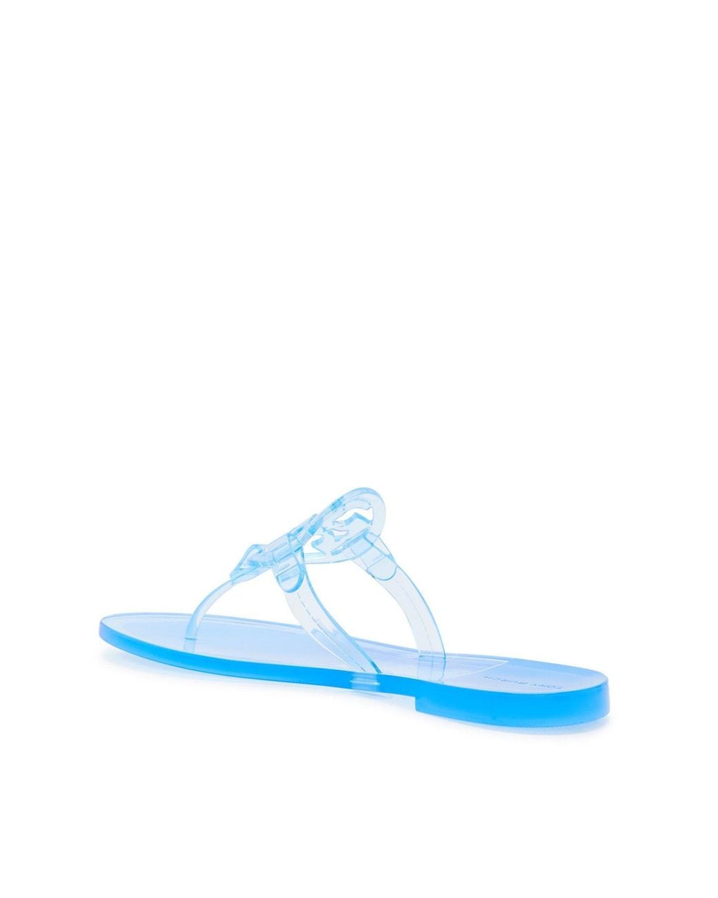 Tory Burch Blue Waterproof Flat Sandals