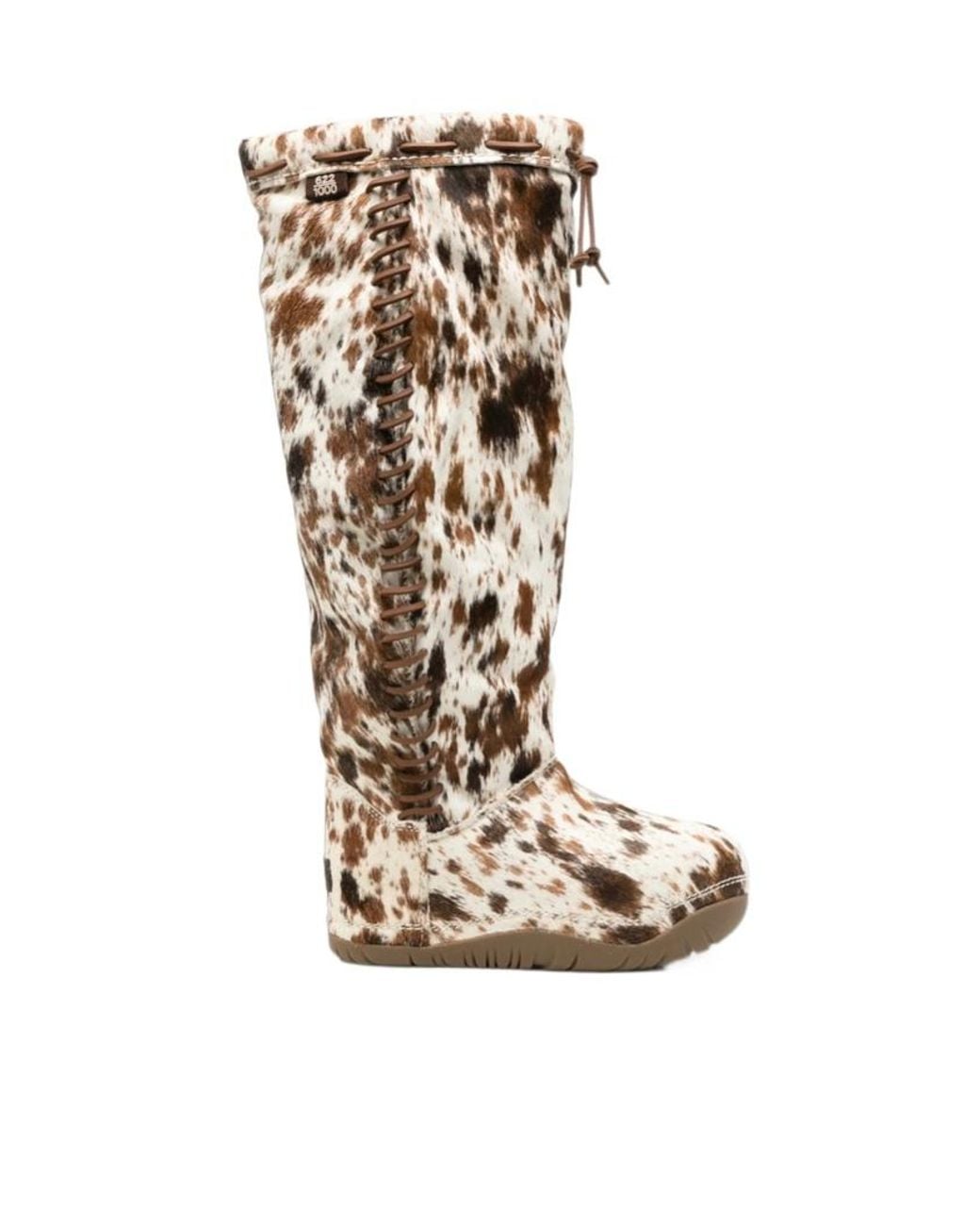 Ugg White Round-Toe Tall Boots