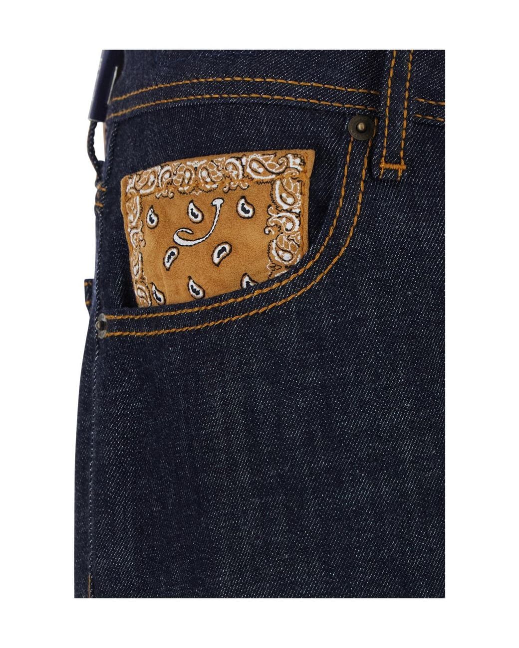 Jacob Cohen Blue Western Straight-Leg Jeans for men
