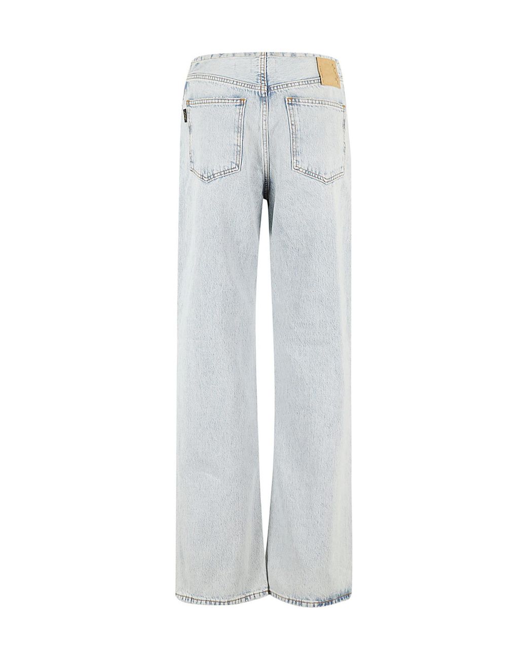 Haikure Gray Straight-Leg Relaxed Fit Jeans