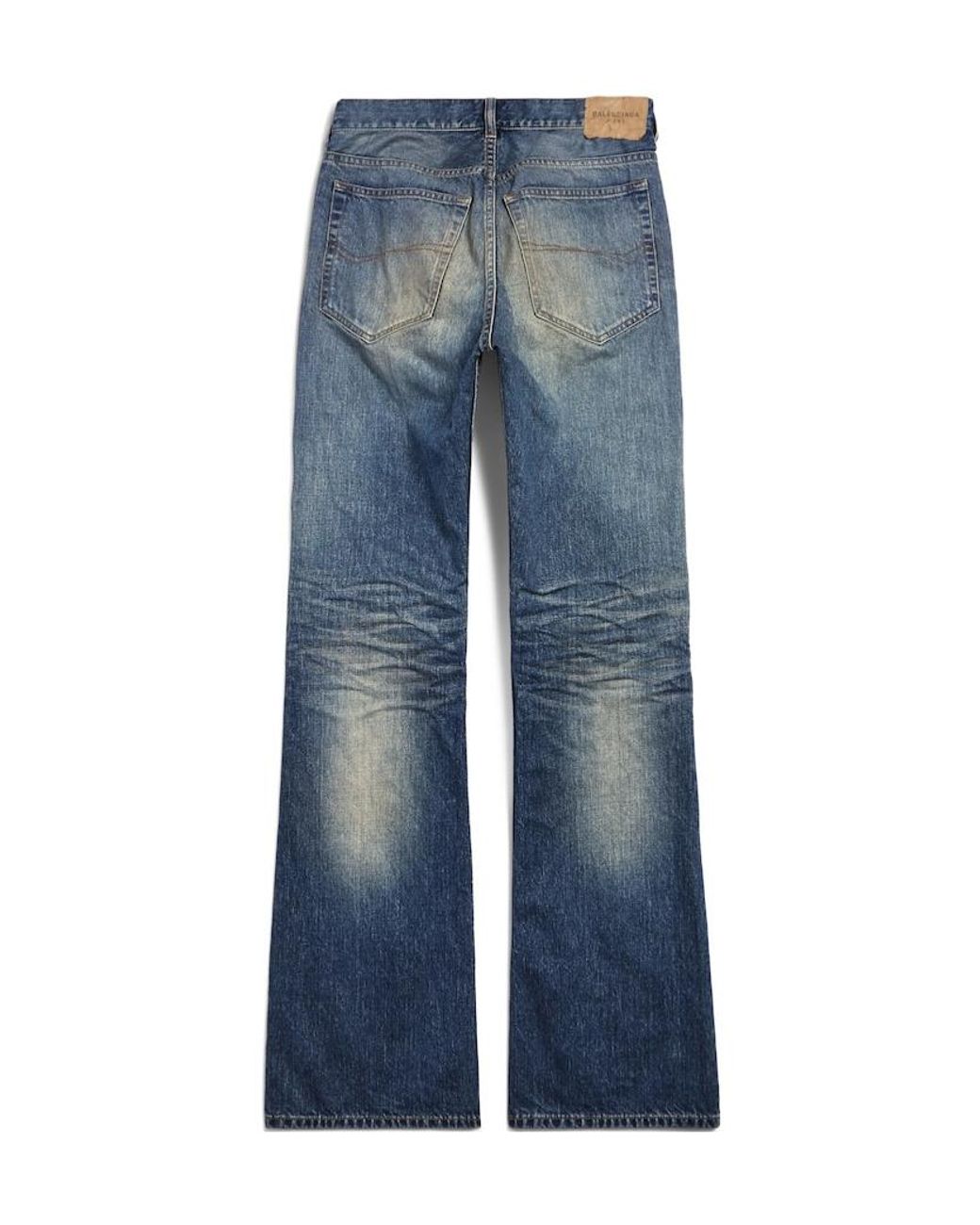 Balenciaga Blue Straight-Leg Jeans