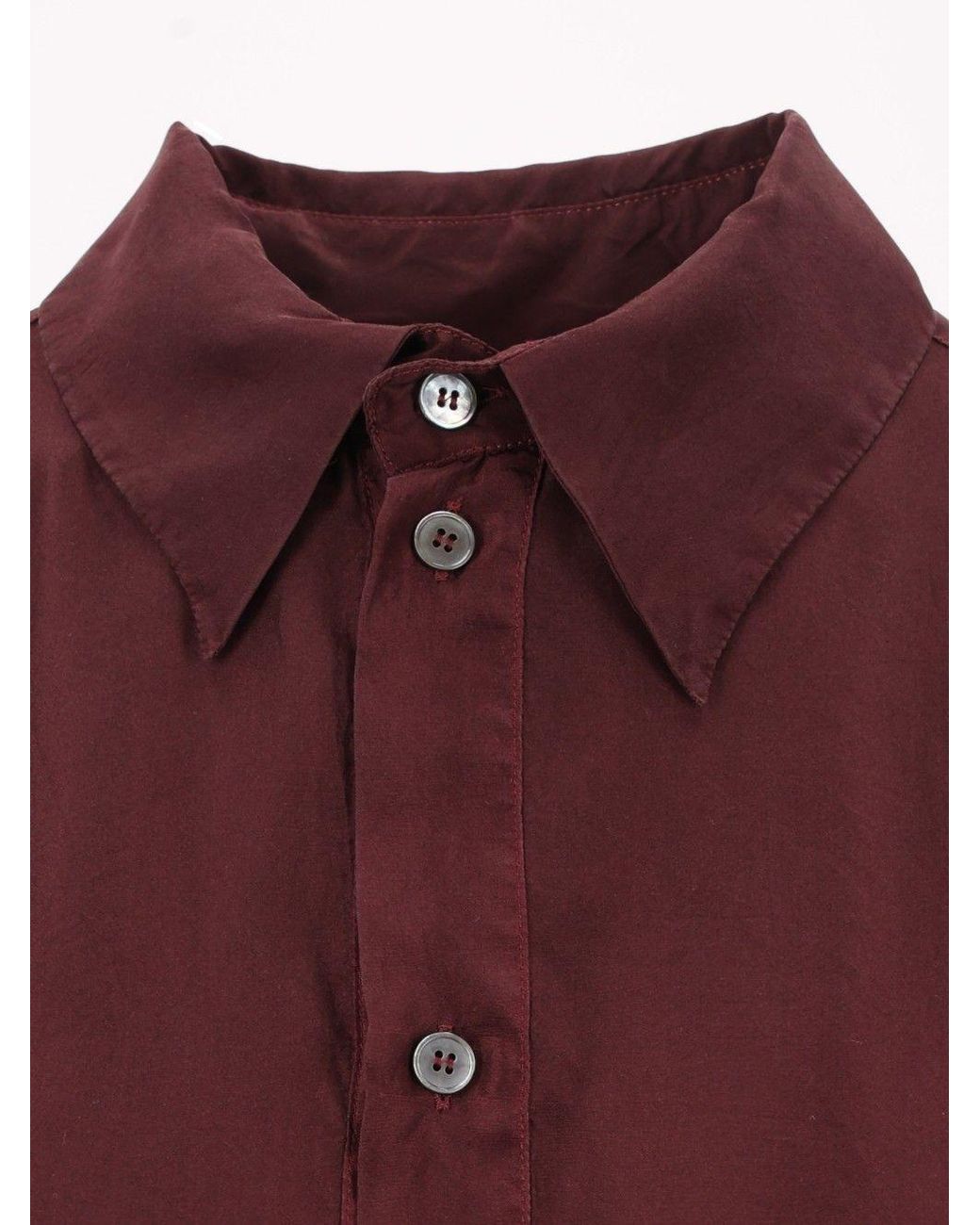 Barena Purple Camillo Button-Up Shirt