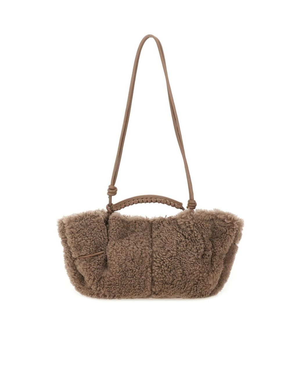 Hereu White Knotted Shoulder Bag