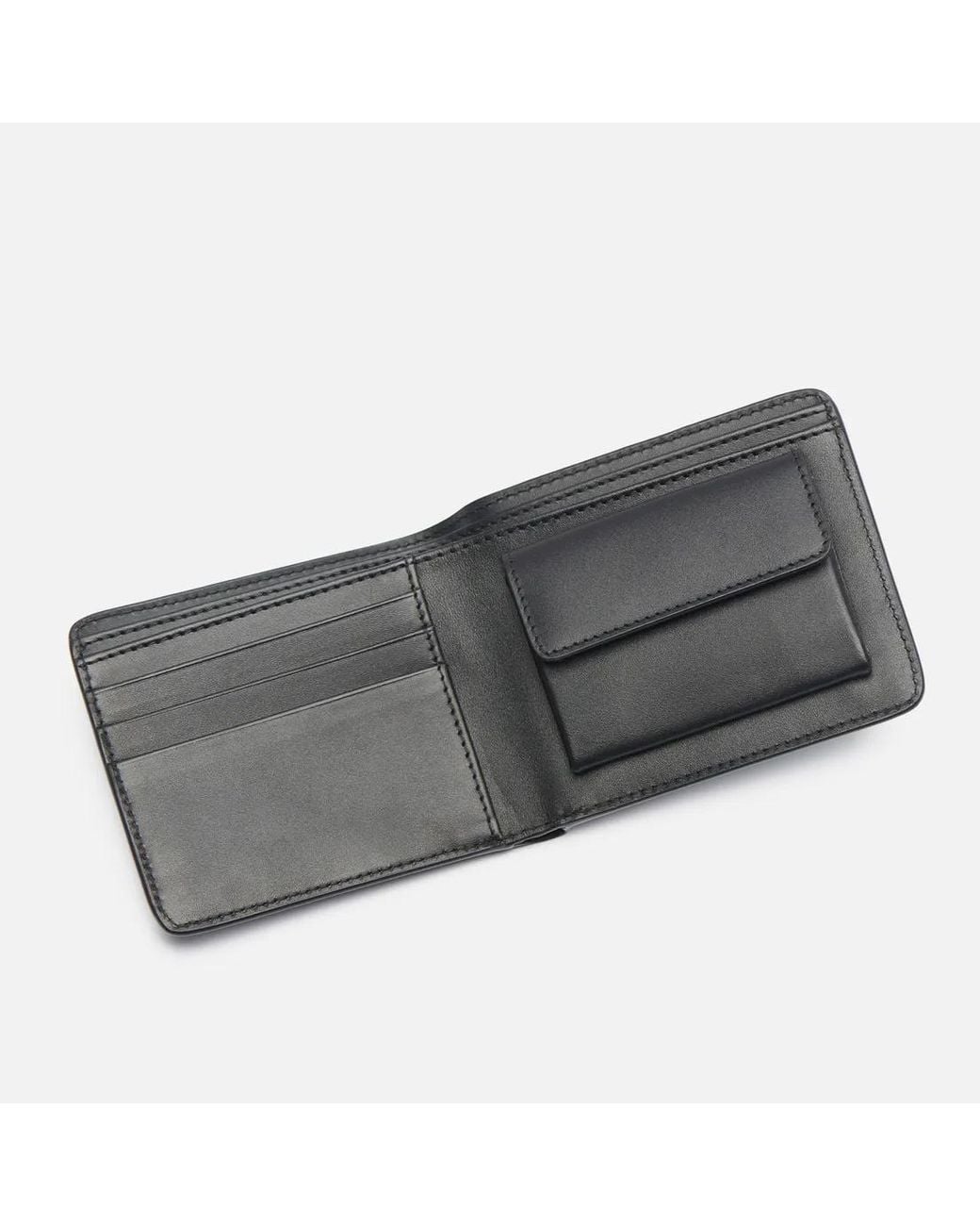 A.P.C. Black Leather Wallet for men