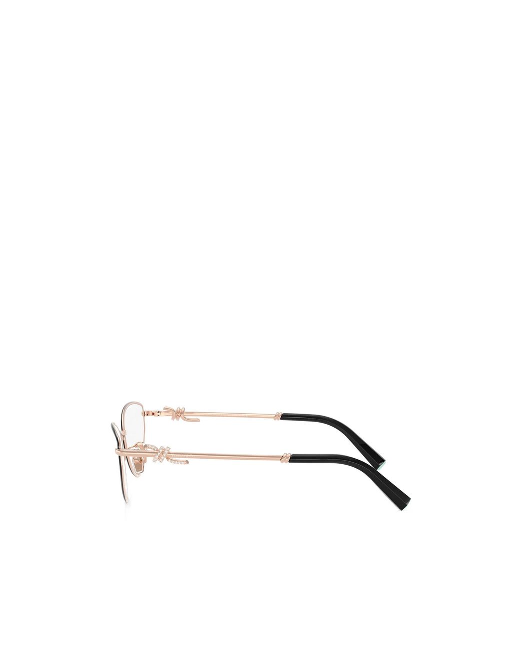 Tiffany & Co White Cat-Eye Glasses