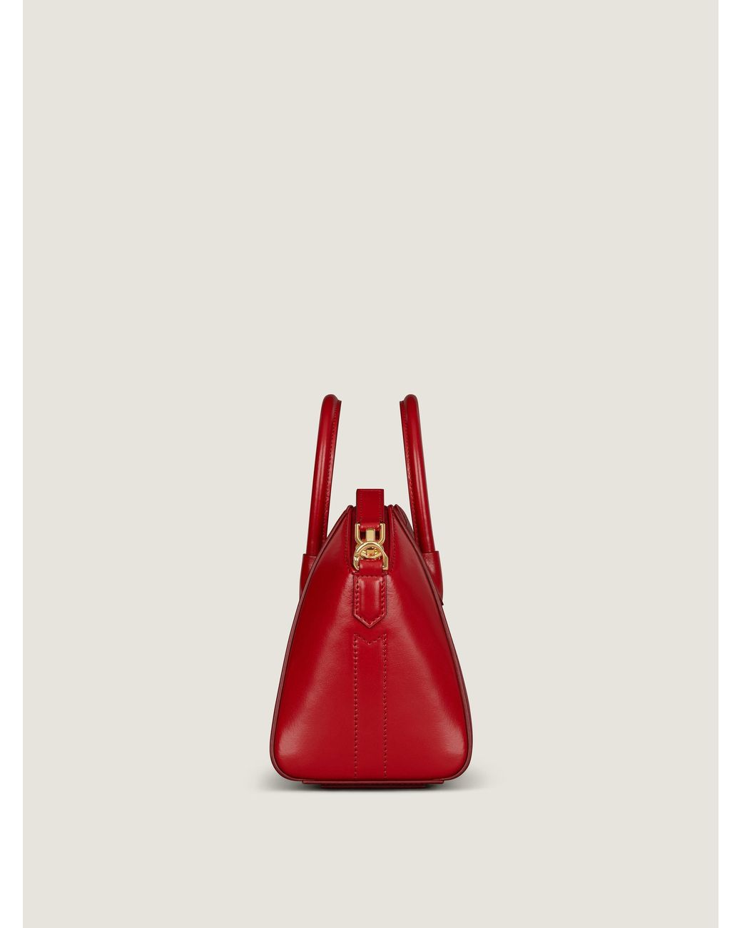 Givenchy Red Antigona Mini Top Handle Bag