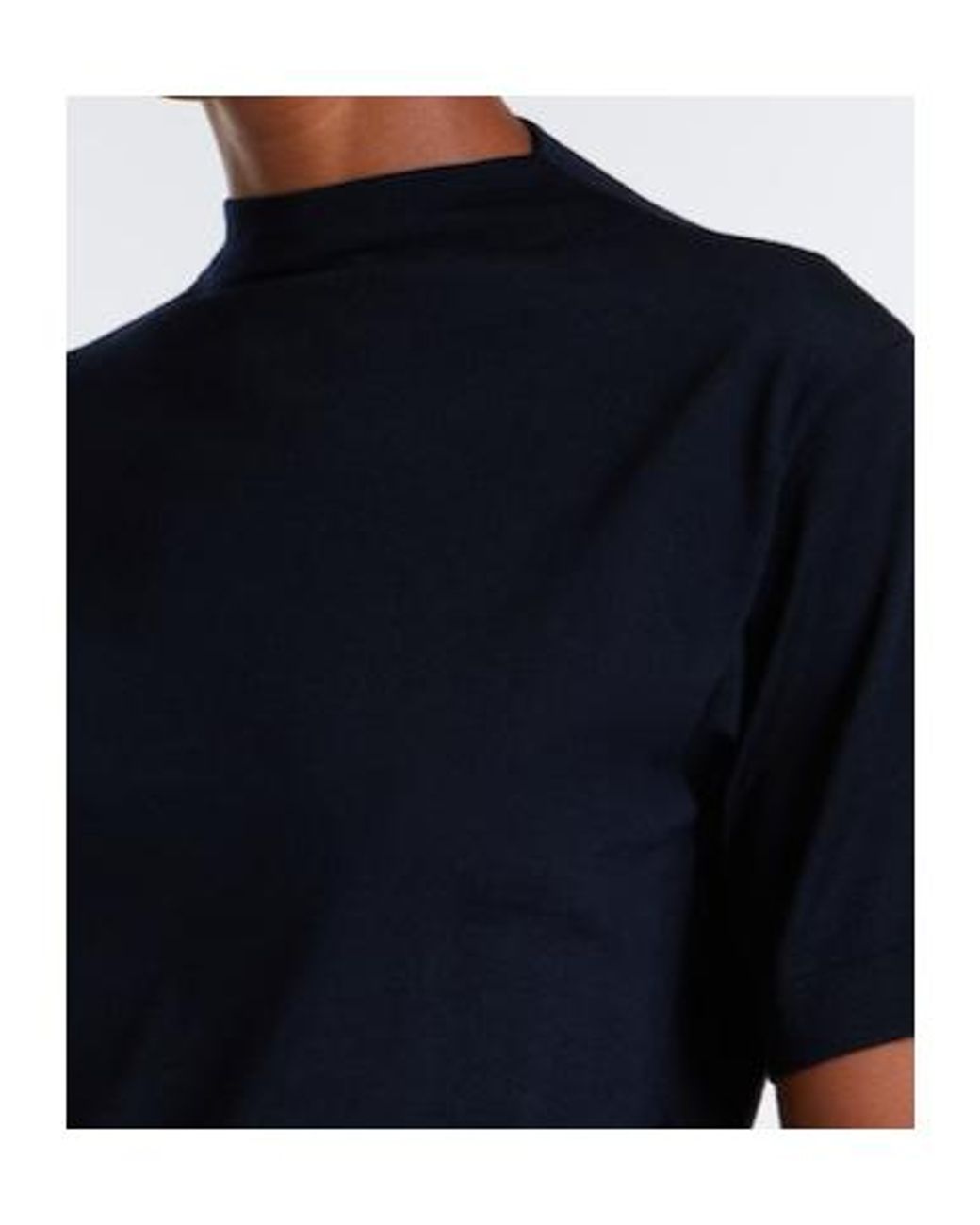 Jil Sander Blue Wool Sweater