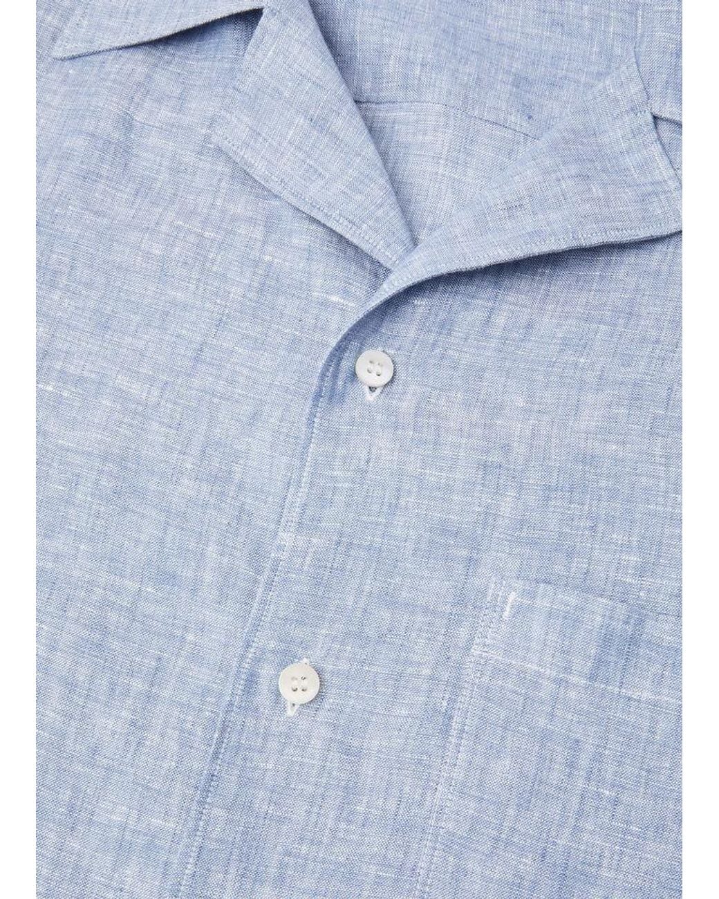 Loro Piana Blue Federico Shirt for men