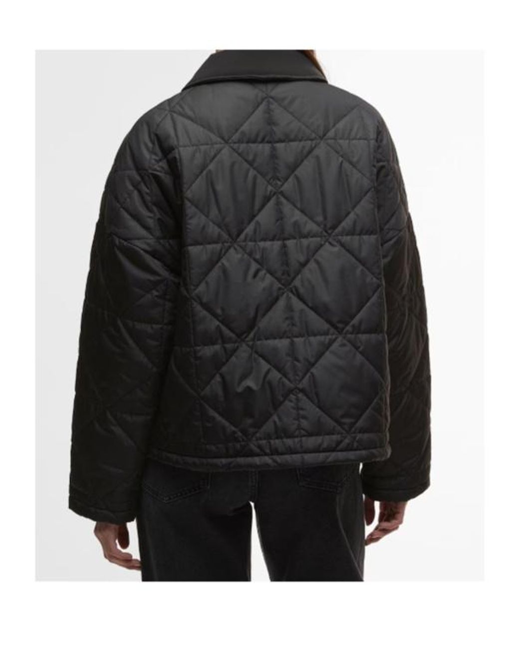 Barbour Black Long-Sleeved Casual Jacket