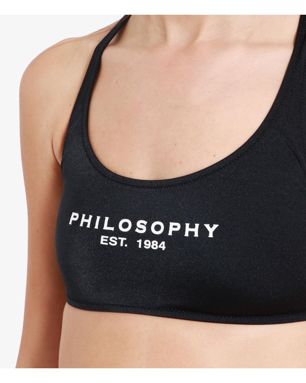 Philosophy Di Lorenzo Serafini Black Logo Bikini