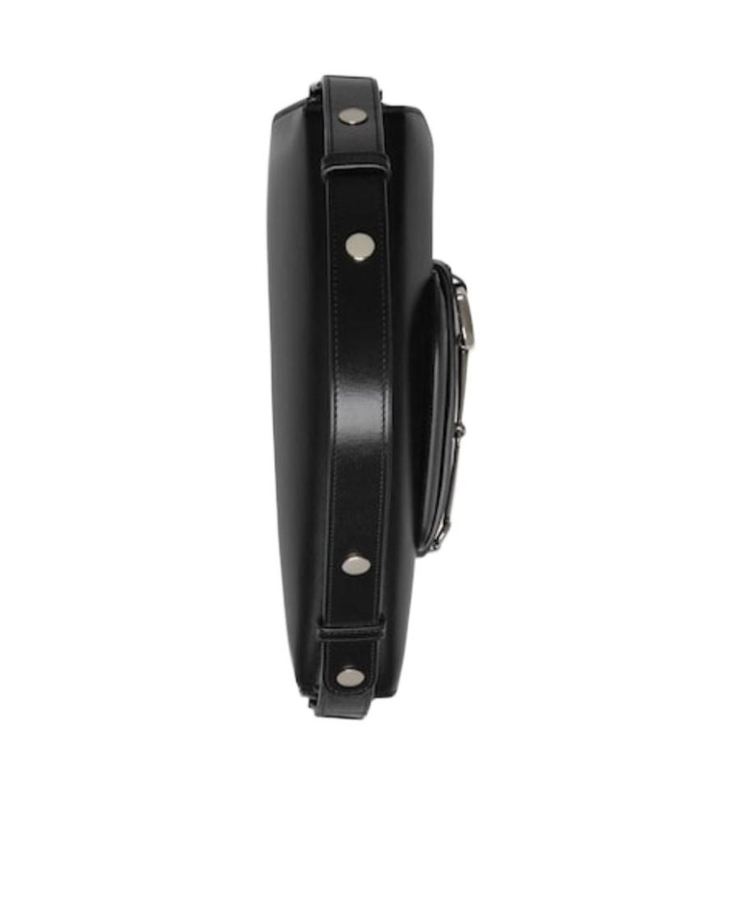 Gucci Black Horsebit 1955 Shoulder Bag for men