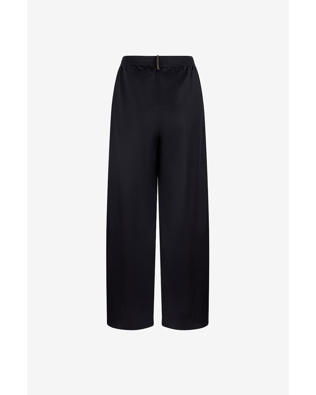 Fabiana Filippi Blue Elasticated Waistband Wide Leg Pants