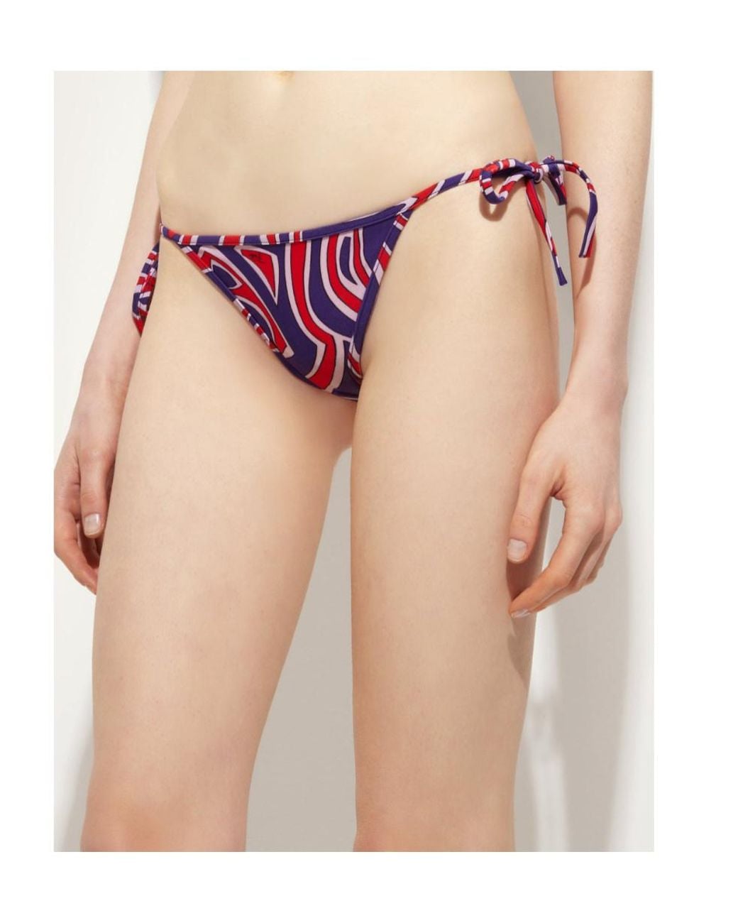 Emilio Pucci Purple Pucci Labirinto Print Bikini Bottom