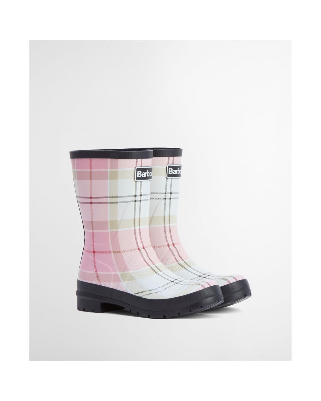 Barbour Pink Non-Slip Rain Boots