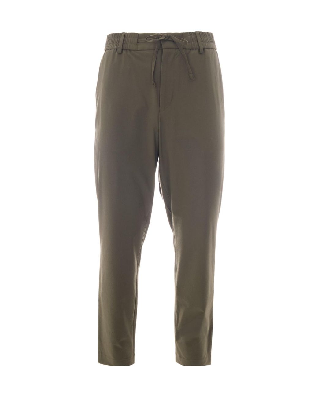 Boss Gray Trousers With Belt Loops for men
