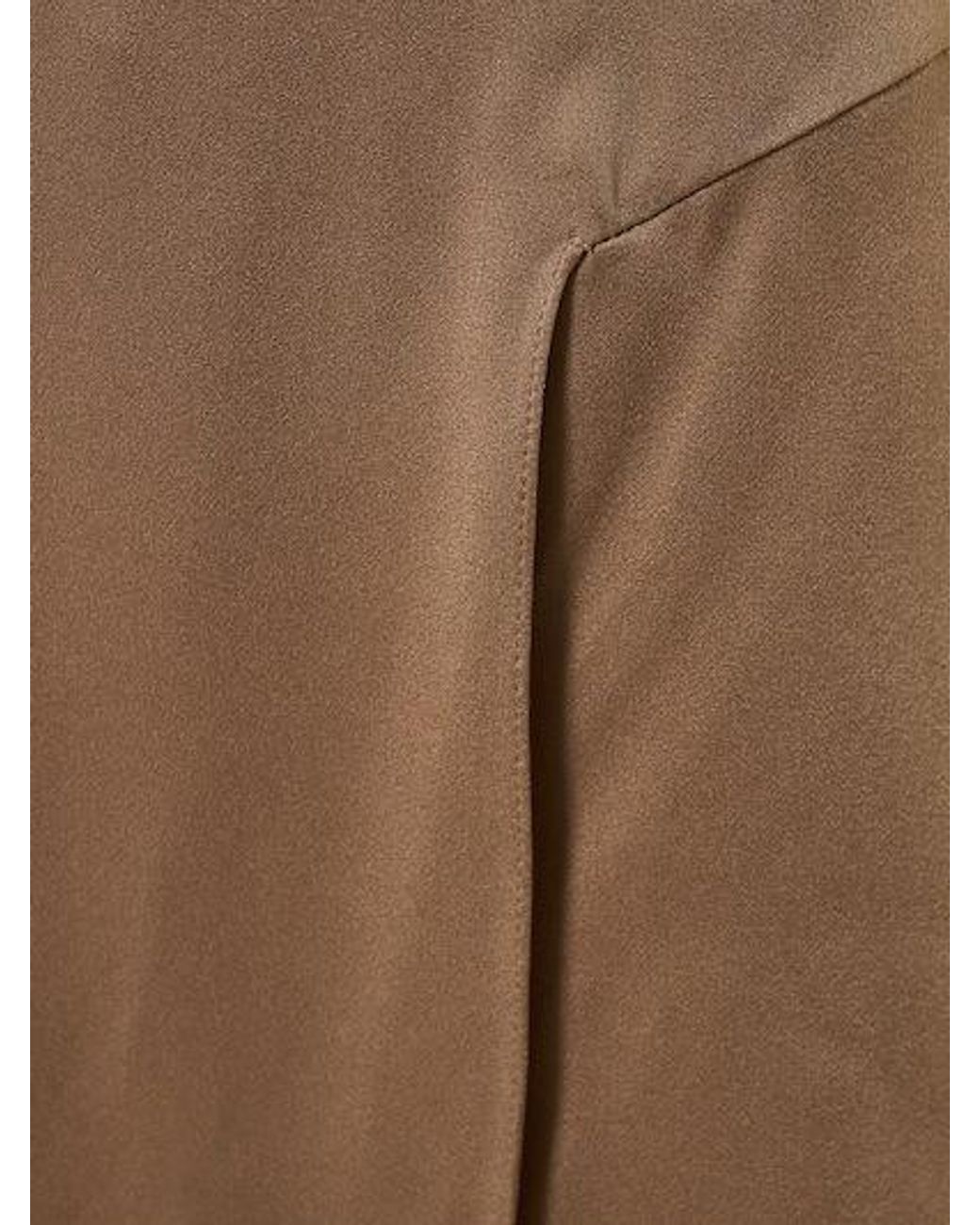 Stella McCartney Natural Asymmetric Mini Skirt