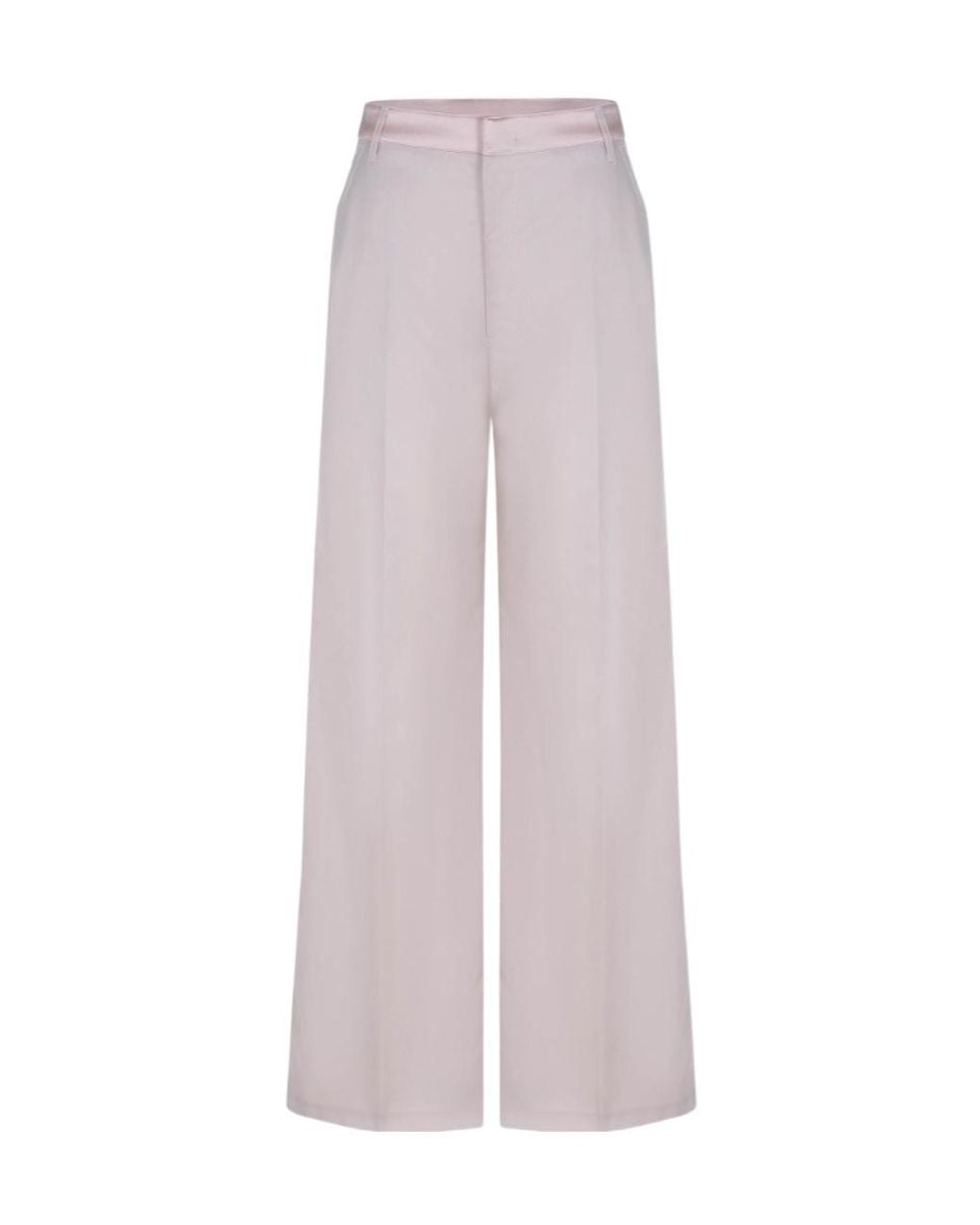 Dondup Purple High-Rise Wide-Leg Pants