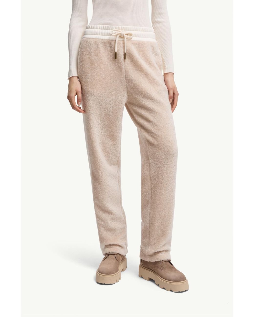 Moncler Natural Teddy Track Pants
