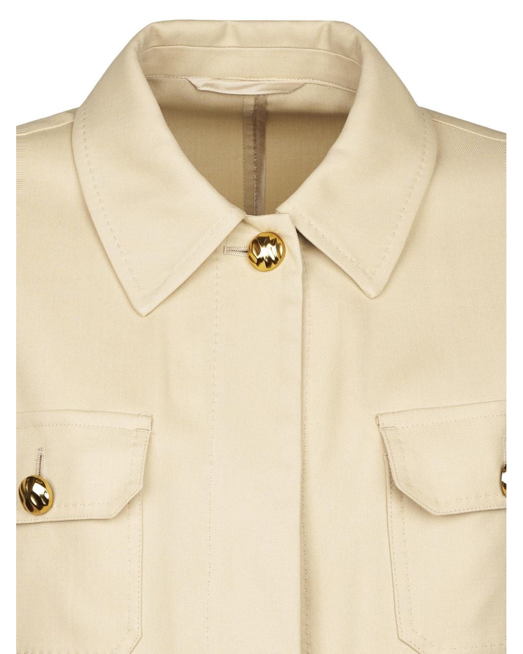 Max Mara Natural Studio Pocket Detailed Jacket