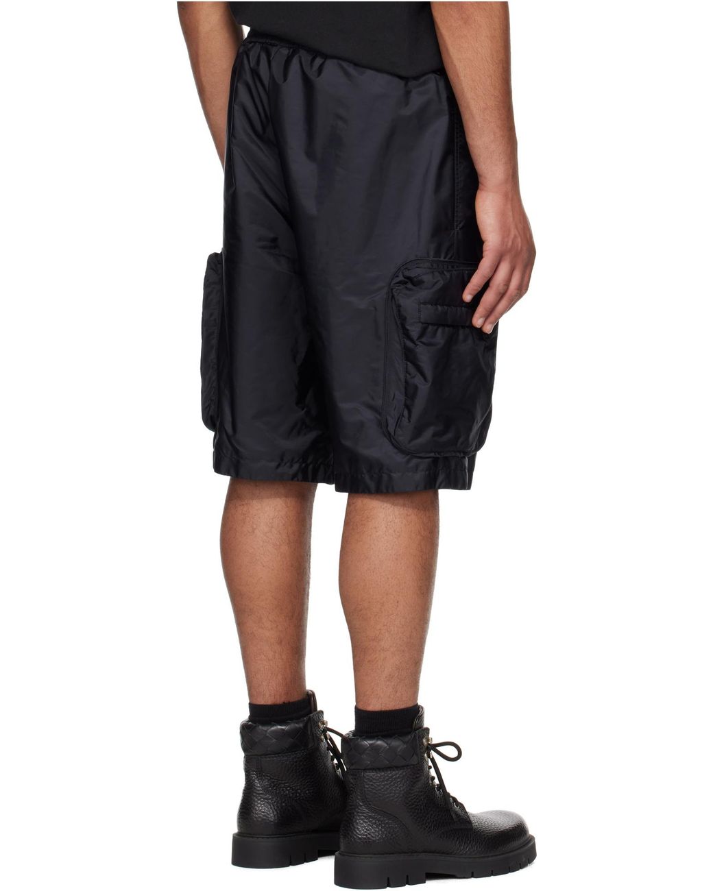 Moncler Blue X Mercedes-Benz By Nigo Packable Bermuda Shorts for men