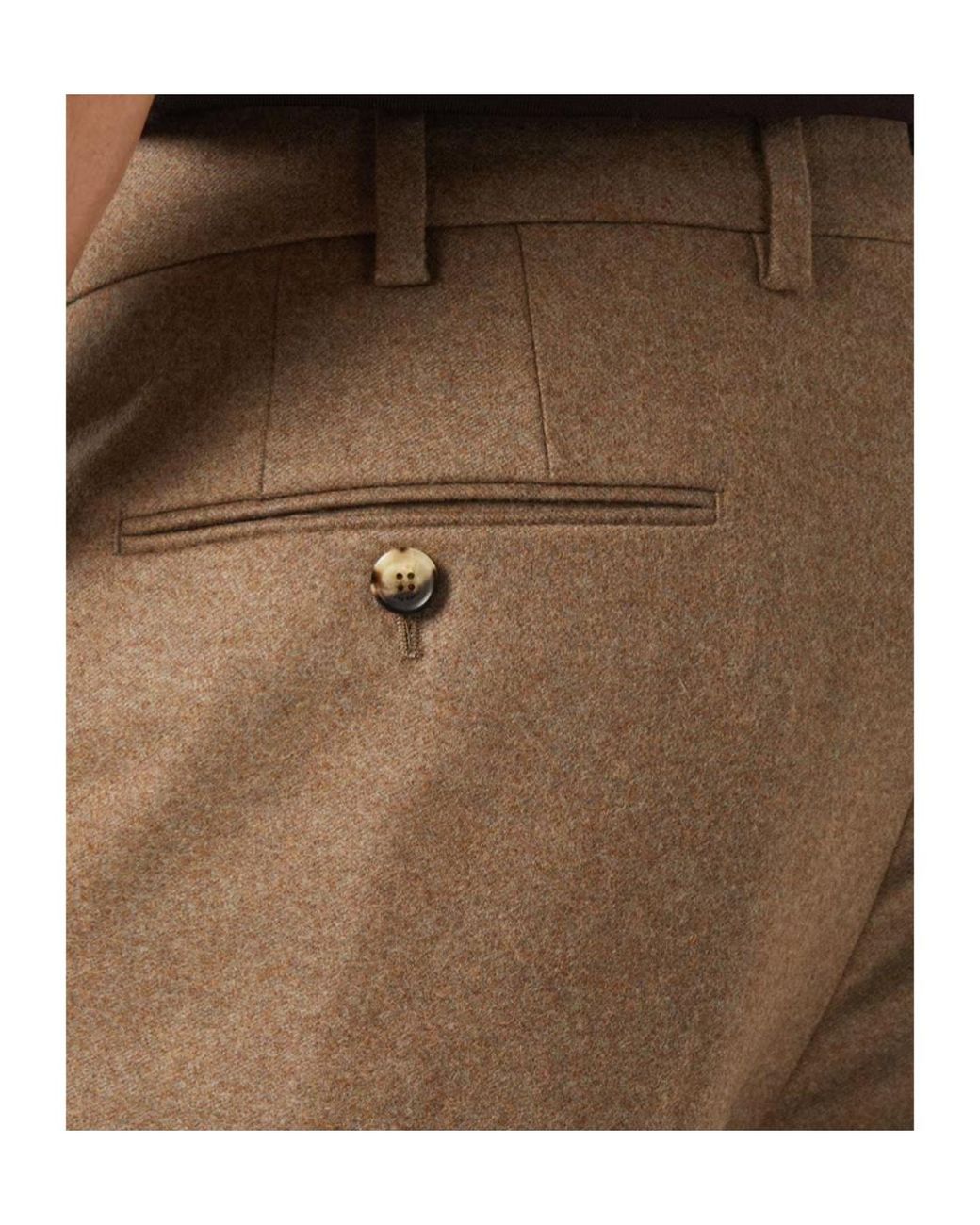 Loro Piana Brown Carlo Pants for men