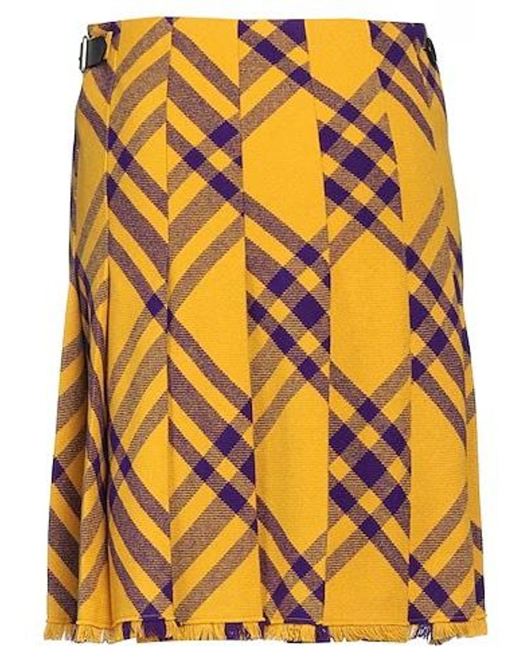 Burberry Yellow Mini Skirts