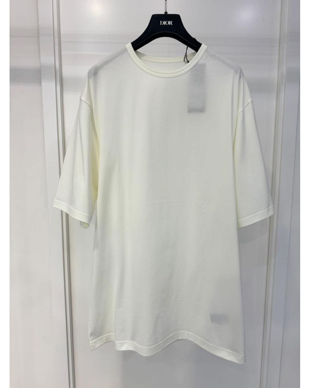 Y-3 White Boxy Fit Crewneck T-Shirt for men