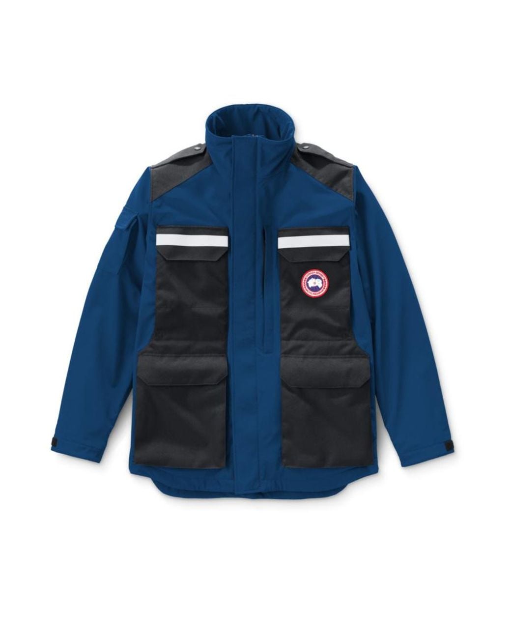 Canada Goose Blue Logo Decal Pocket Casual Jacket for men