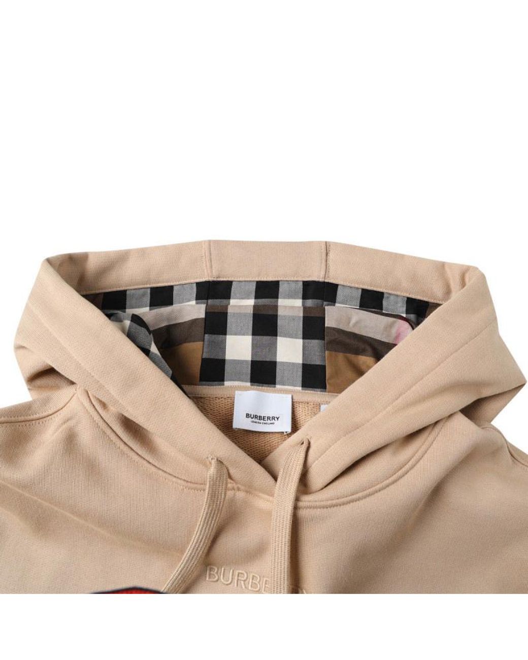 Burberry Natural Long Sleeve Short Sweater