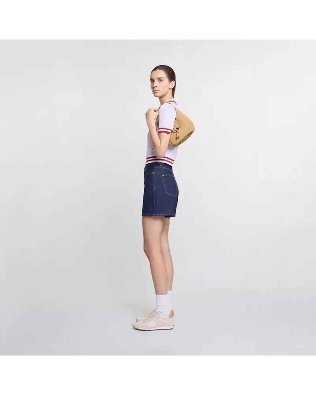 Hogan White Trend Mini Hobo Bag
