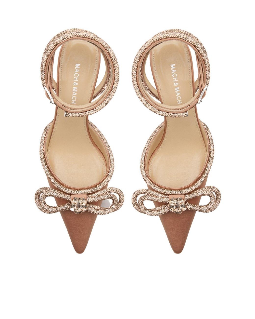 Mach & Mach Metallic Solid Color Court Shoes