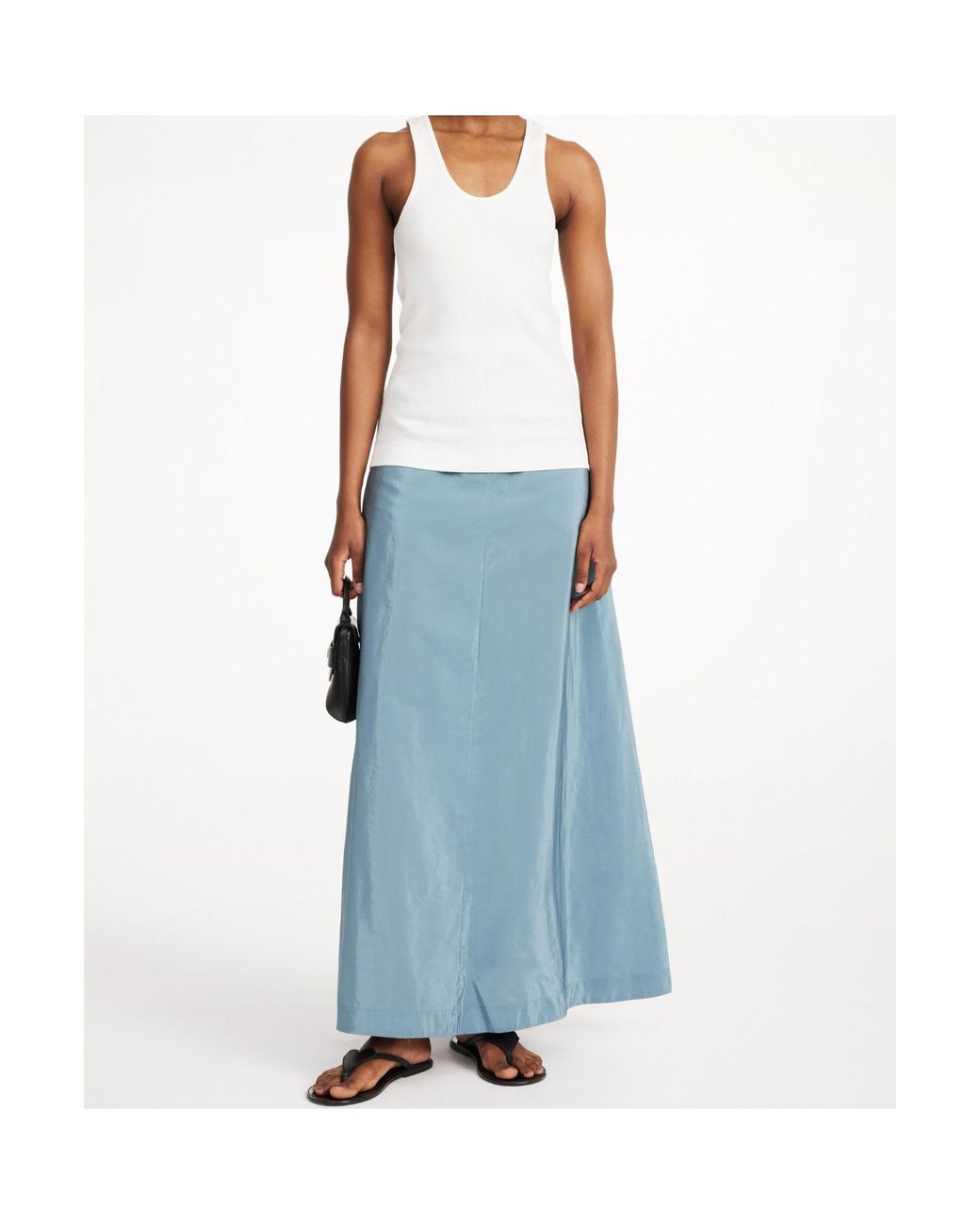 By Malene Birger Blue A-Line Skirt