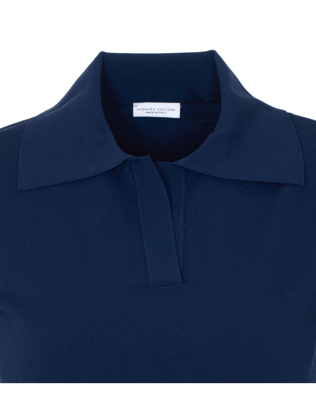 Roberto Collina Blue Short-Sleeve Polo T-Shirt